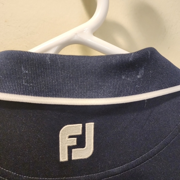 FootJoy men's navy blue Golf Polo Shirt size M - Picture 10 of 11